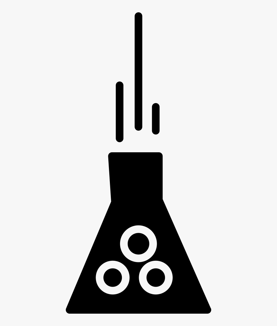 Chemistry With Bubbles Svg - Transparent Chemical Reaction Icon, Transparent Clipart