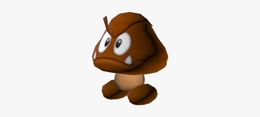 Clip Art Ds Super Mario - Goomba 3d Model, Transparent Clipart