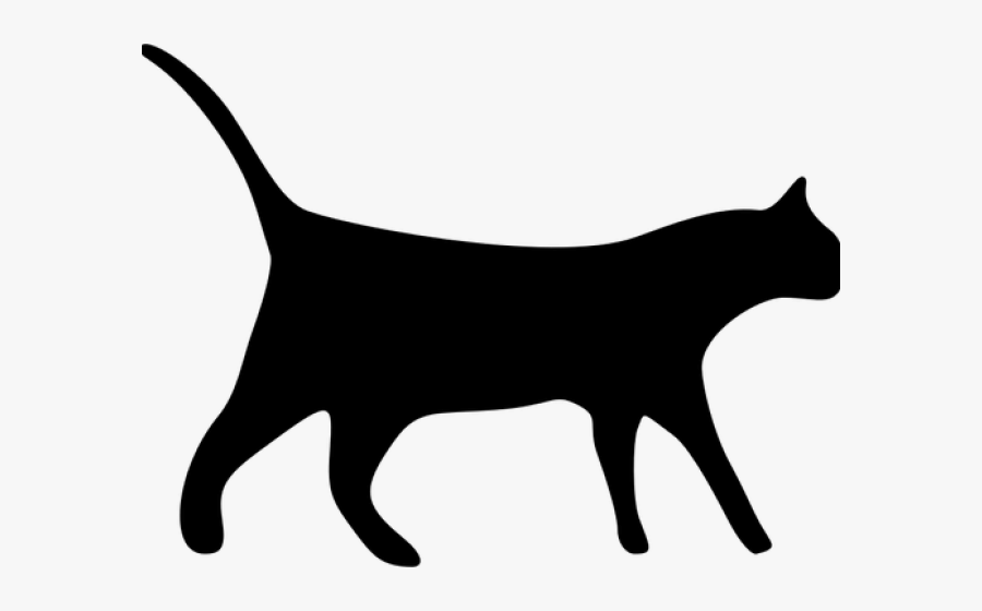 Cat Silhouette Clip Art, Transparent Clipart