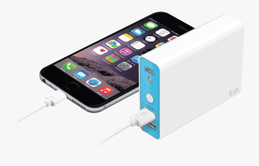 Iphone Power Bank Charger Png Image - Power Bank Charger Png, Transparent Clipart