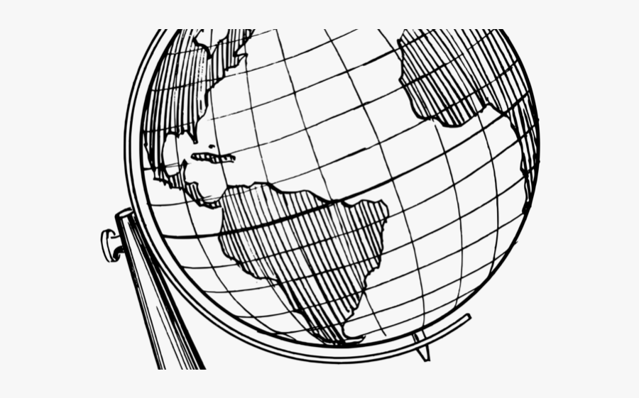 Sketch Drawings Of Globe, Transparent Clipart