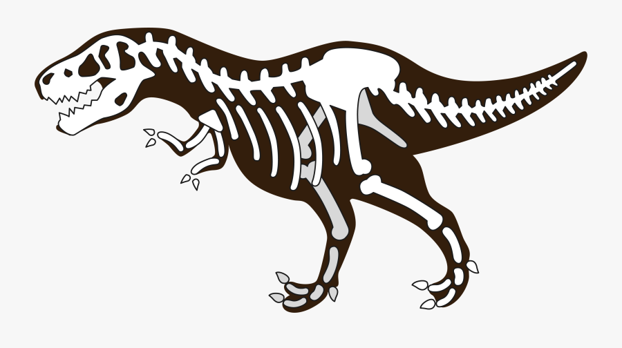 T-rex - Lesothosaurus, Transparent Clipart