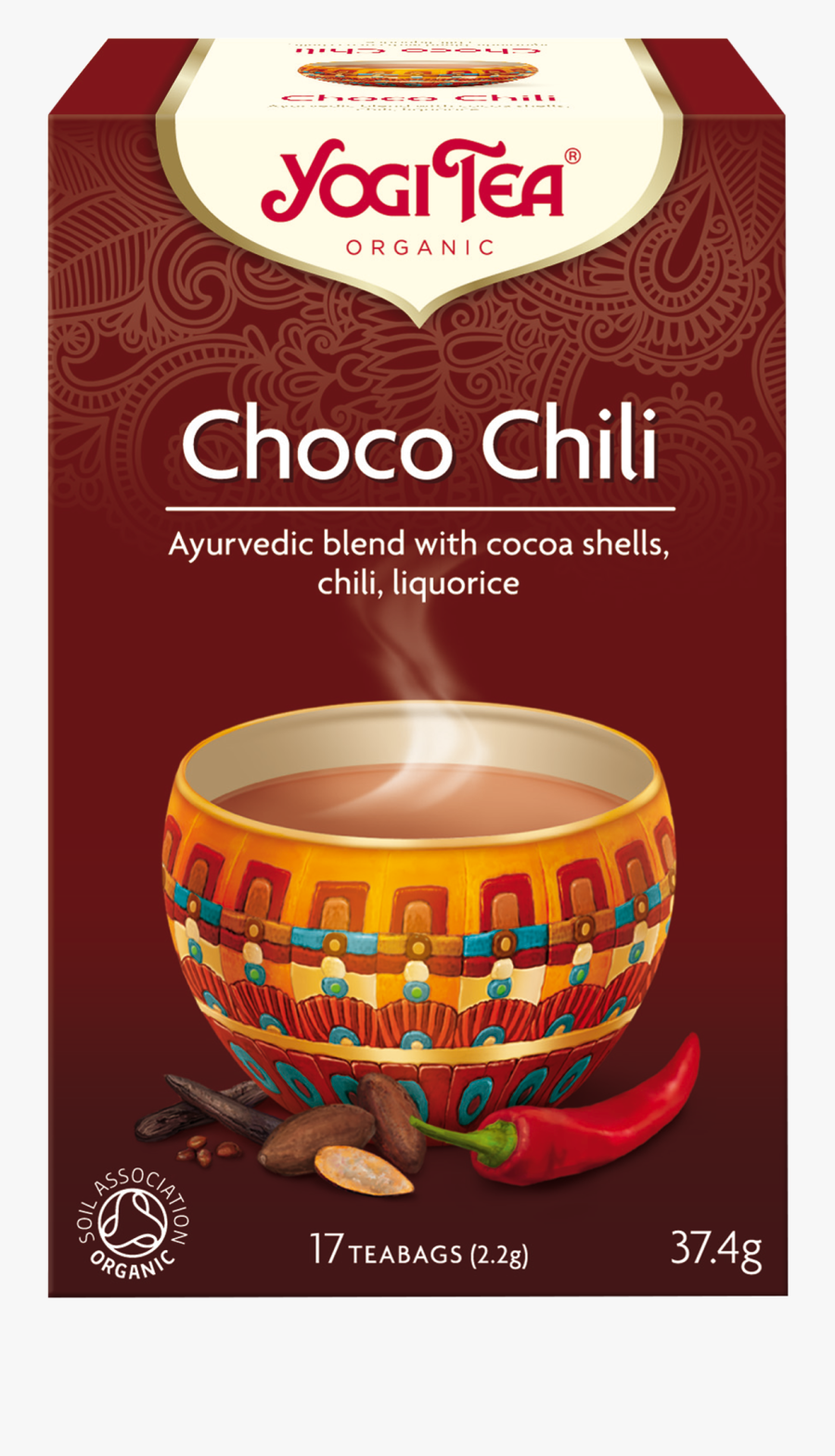 Yogi Tea Choco Chili, Transparent Clipart