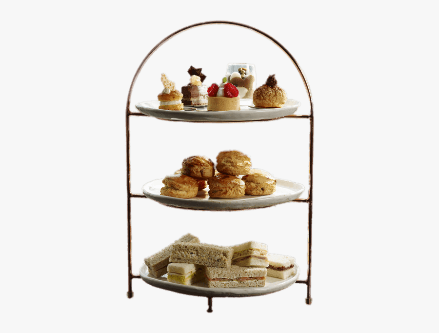 Afternoon Tea On A Three Tier Stand - Afternoon Tea Tiered Stand, Transparent Clipart