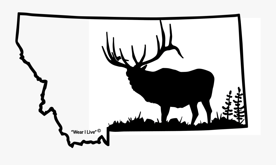 Elk Clipart Caribou - Elk Clipart, Transparent Clipart