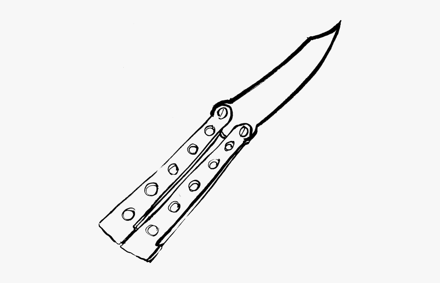 Admin Brassneck Brewery Buzzkill - Drawing Of A Switchblade, Transparent Clipart