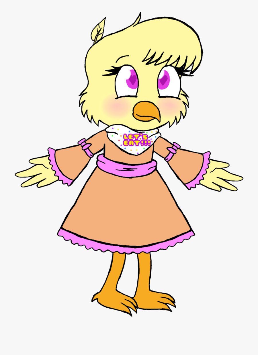 Chica By That Cute Chicken - Chica Cute Fanart, Transparent Clipart