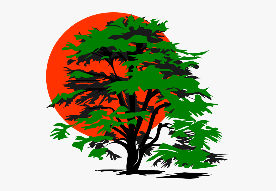 Cedar Tree Clipart - Free Tree Clipart Black And White Png, Transparent Clipart