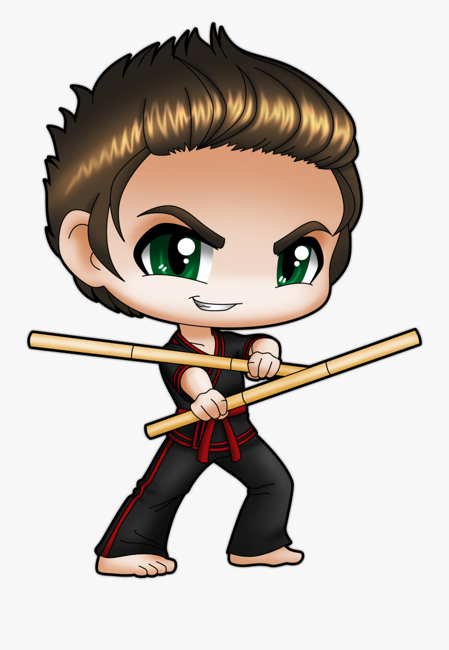 Bamboo Stick Fighting Cartoon, Transparent Clipart