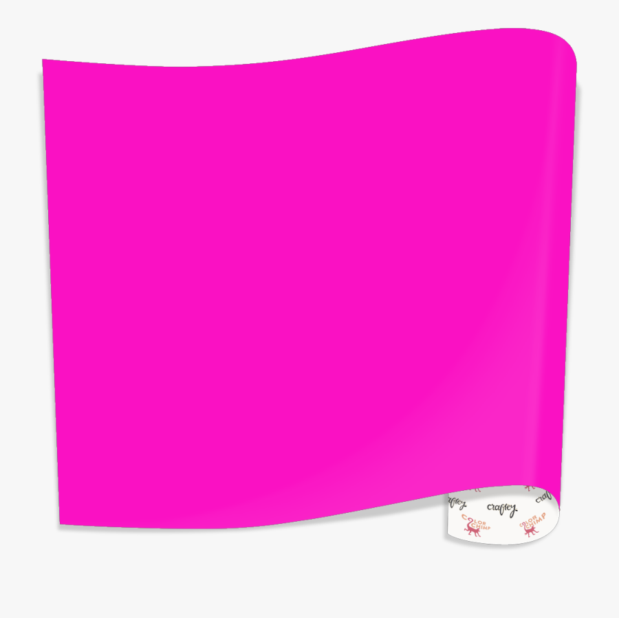 Color Chimp Essentials - Vinil Easyweed Fluorescent Pink, Transparent Clipart