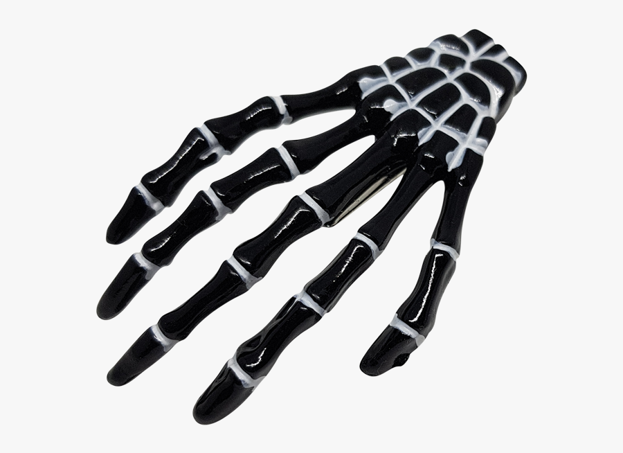 Skeleton Hand Hair Clip - Skeleton Hand Png, Transparent Clipart