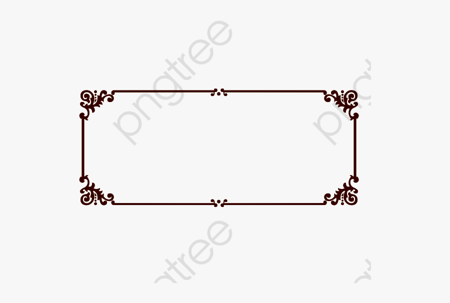 Tree Clipart Elegant - Card Border Design Png, Transparent Clipart