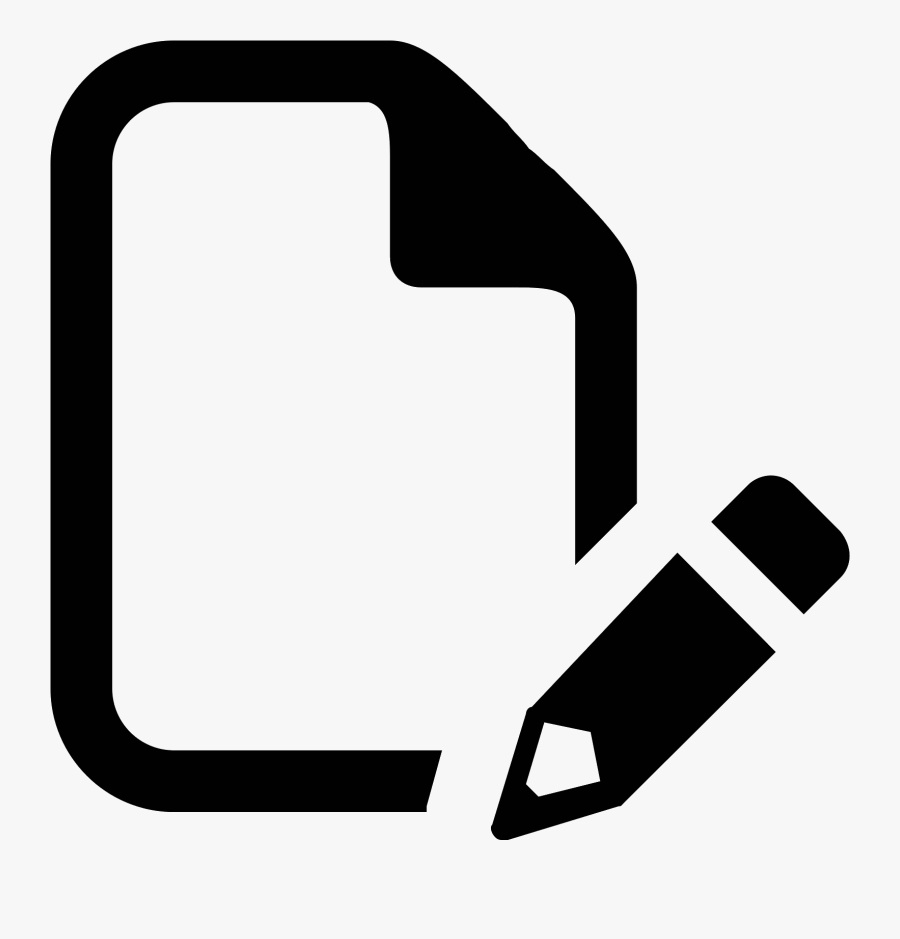 Edit Icon Outline - Editar Icon, Transparent Clipart