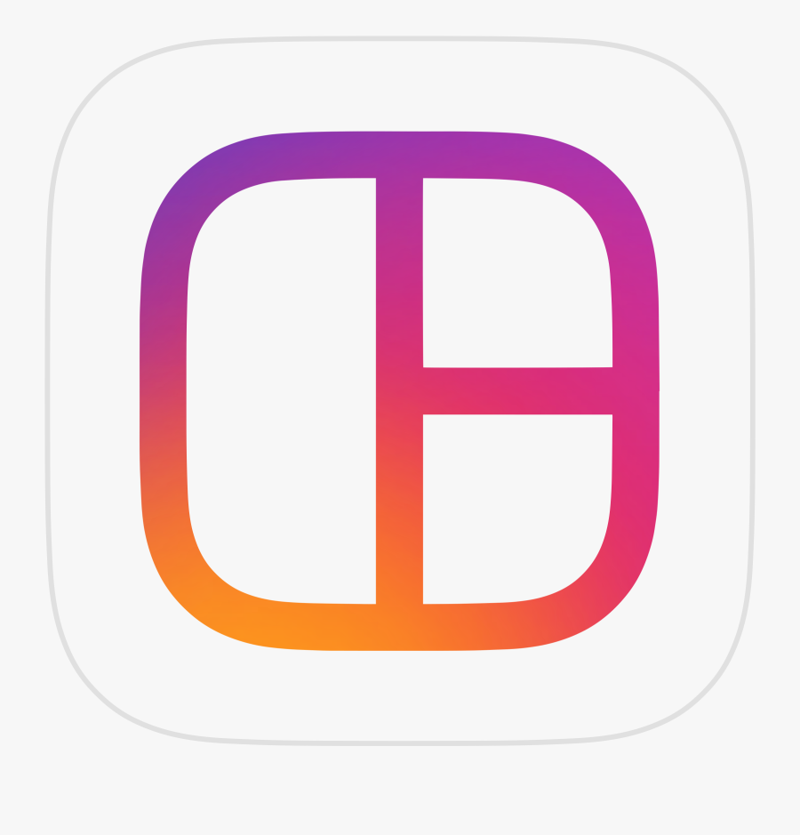 Layout Logo Png Transparent - Instagram Layout App Png, Transparent Clipart