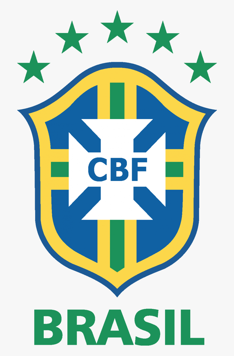 Clip Art Brazil National Football Team - Brazil National Football Team Logo Png, Transparent Clipart