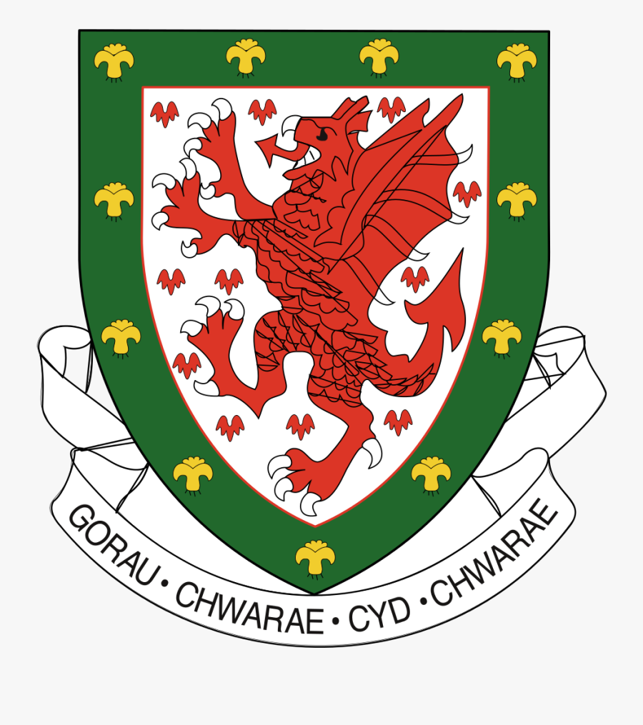 Wales Football Team Logo, Transparent Clipart