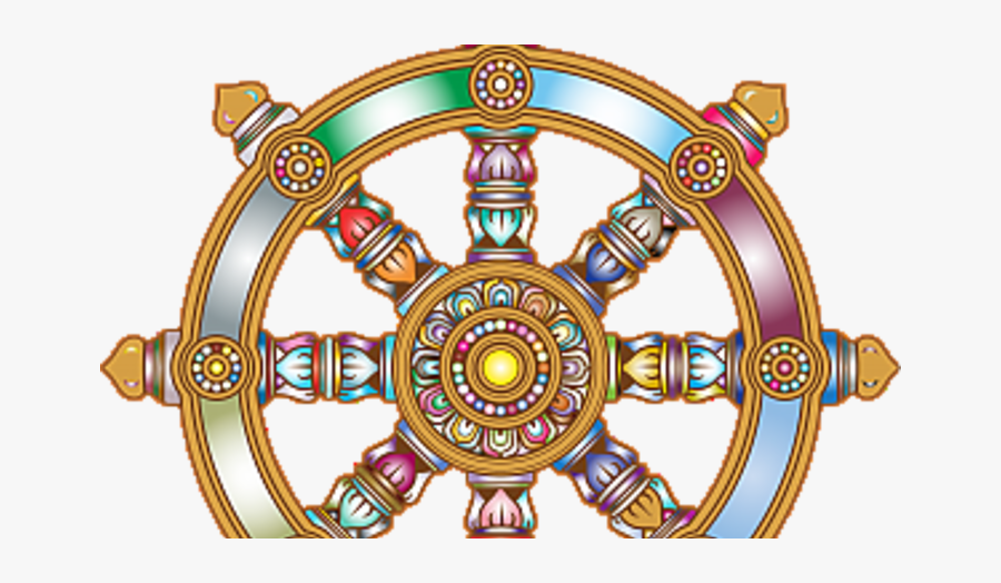 Transparent Mission Clipart - Dharmachakra Symbol In Buddhism, Transparent Clipart