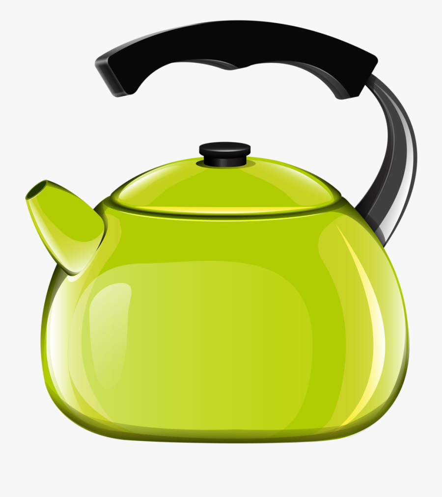 Kettle Png Clipart - Utensilios De Cocina Tetera, Transparent Clipart