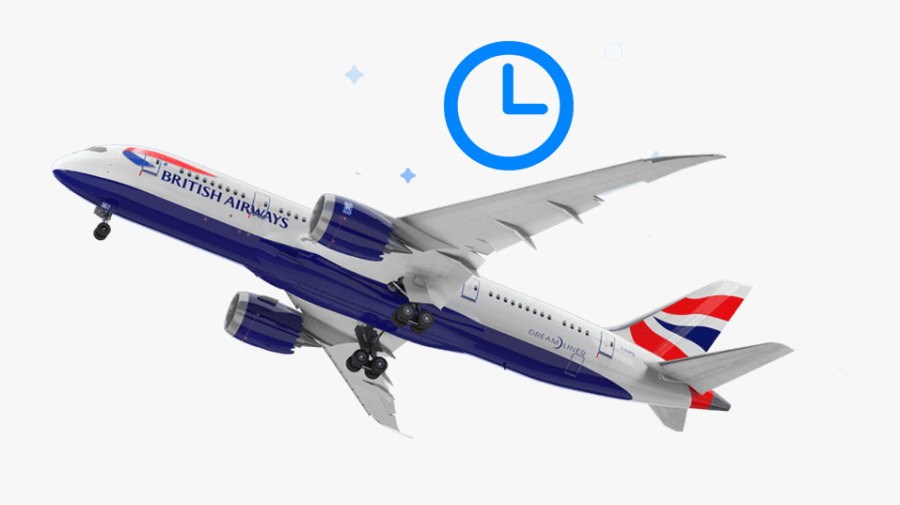 British Airways Flight Delay Compensation - British Airways 787 Png, Transparent Clipart