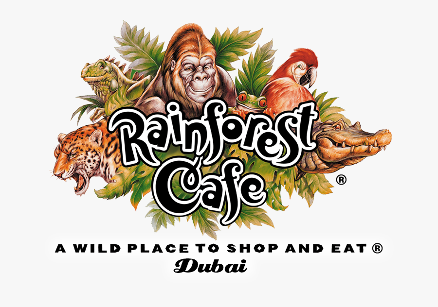 Jungle Clipart Forest Amazon - Disney Rainforest Cafe Logo, Transparent Clipart