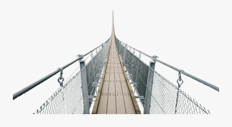 Transparent Suspension Bridge Clipart - Self-anchored Suspension Bridge, Transparent Clipart