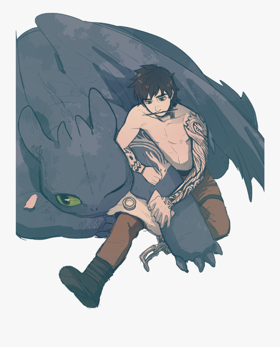 Transparent Toothless Clipart - Httyd Hiccup Gets A Tattoo, Transparent Clipart