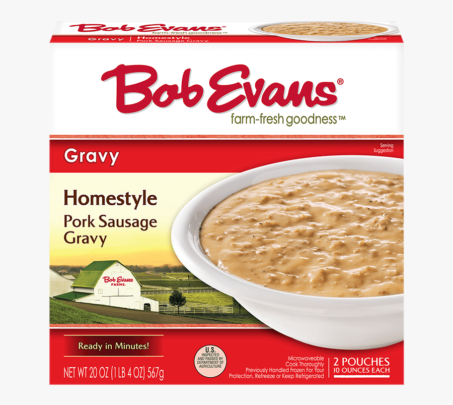 Bob Evans Refrigerated Homestyle Tan Sausage Gravy - Bob Evans Mashed Potatoes, Transparent Clipart