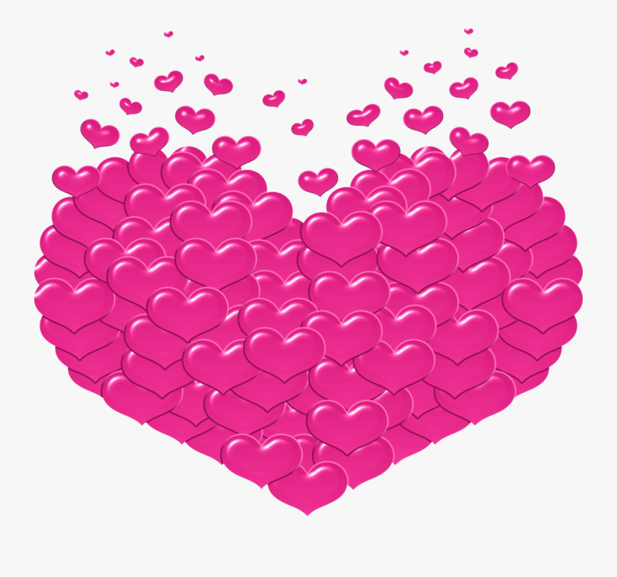 Love Clipart Corazon - Corazones Fucsia Png, Transparent Clipart