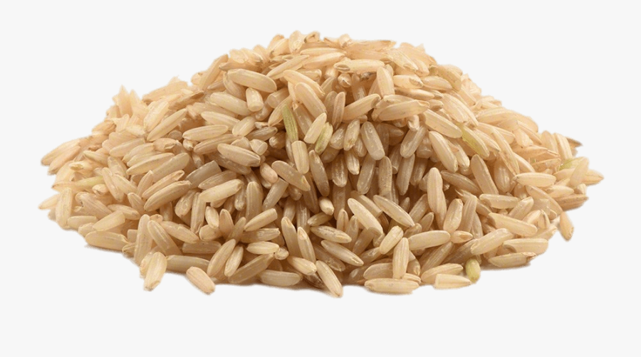 Pile Of Long Grain Brown Rice - Rice Grain Icon, Transparent Clipart