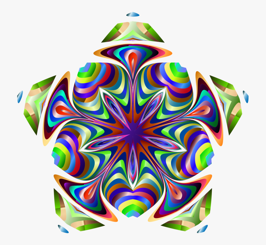 Symmetry,line,circle - Kaleidoscope, Transparent Clipart