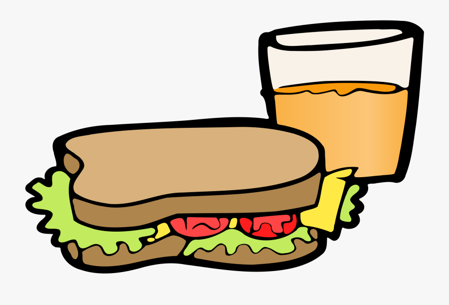 Luncheon Clipart Sandwich - Dibujo Jugo Png, Transparent Clipart