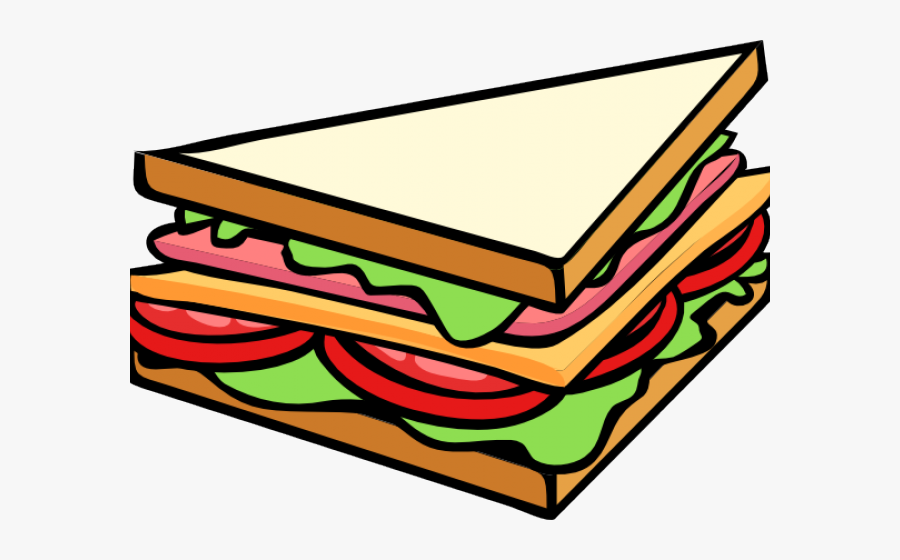 Sandwich Clipart Clubhouse Sandwich - Sandwich Clipart, Transparent Clipart