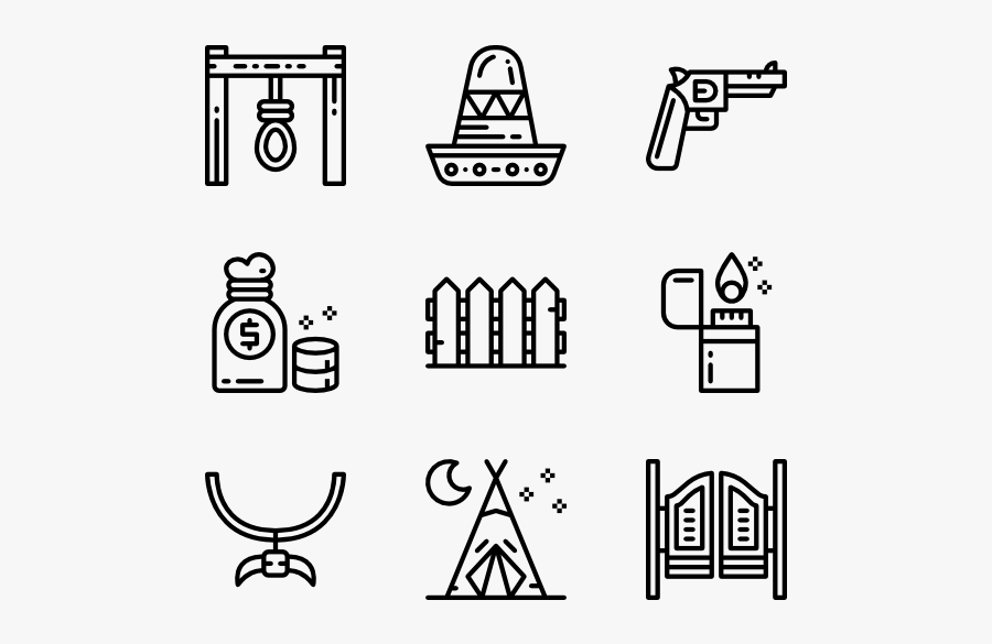 Medieval Icons, Transparent Clipart
