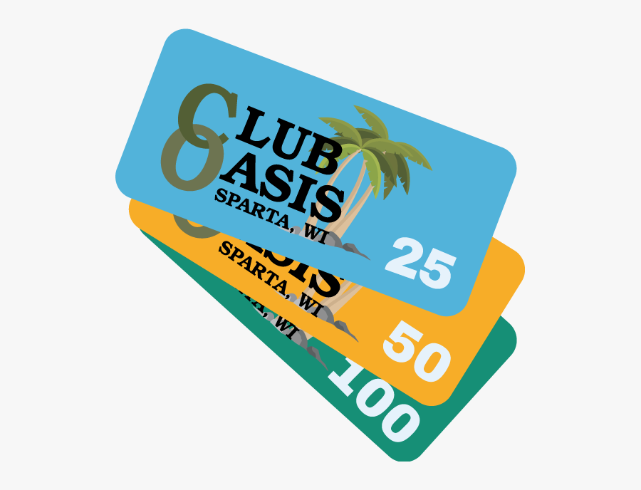 Purchase Your Club Oasis Gift Card Today It"s The Perfect - Milah, Transparent Clipart