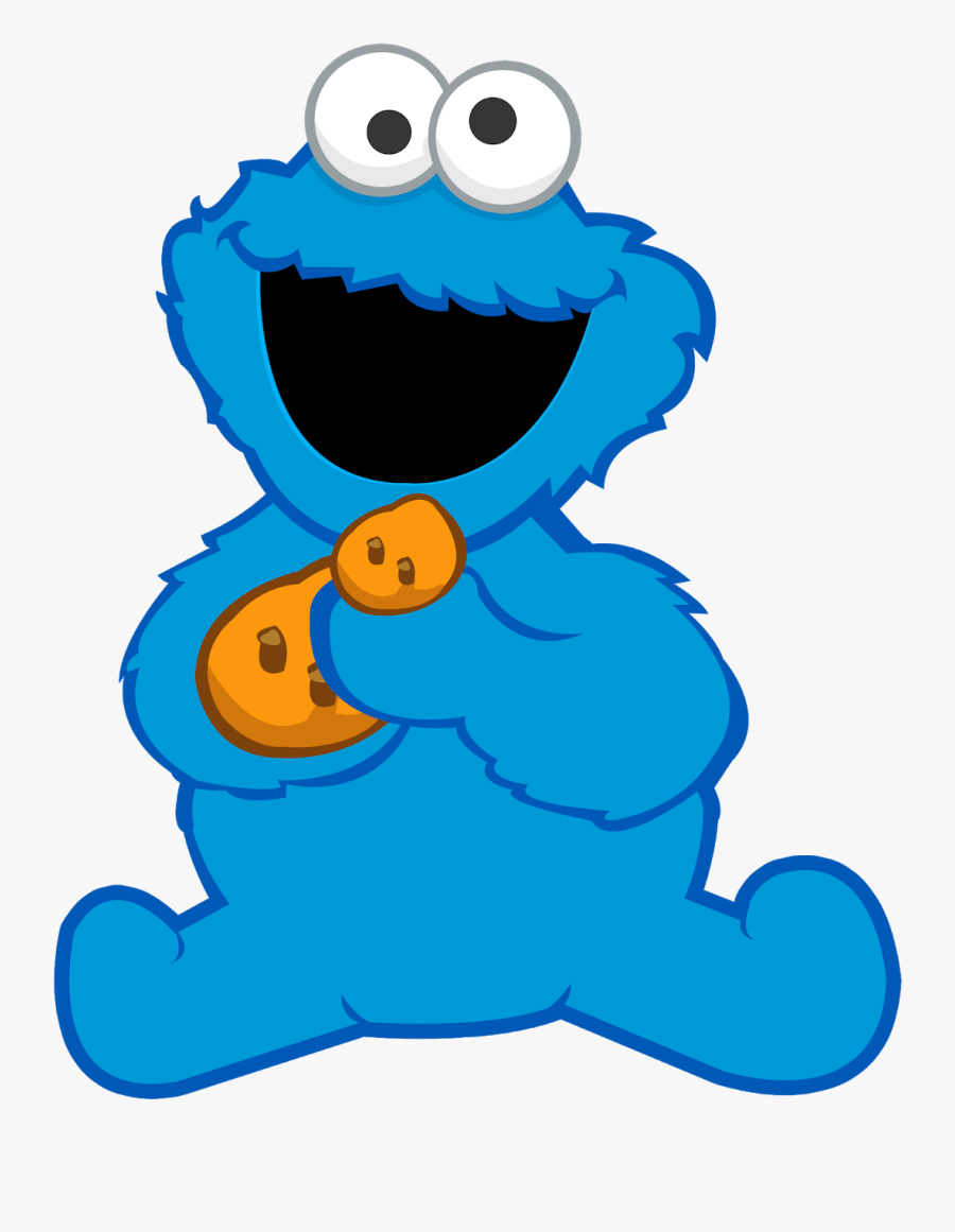 Baby Cookie Monster Png, Transparent Clipart