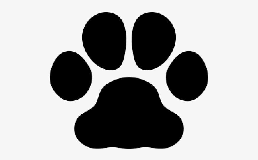 Bulldog Paw Print Clip Art, Transparent Clipart