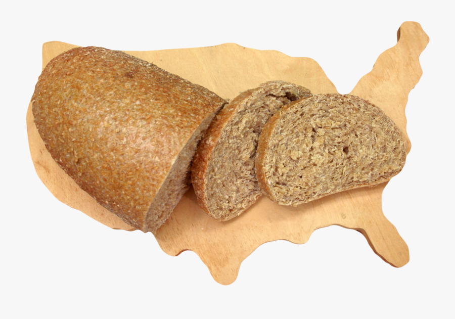 Country Wheat Loaf - Whole Wheat Bread, Transparent Clipart