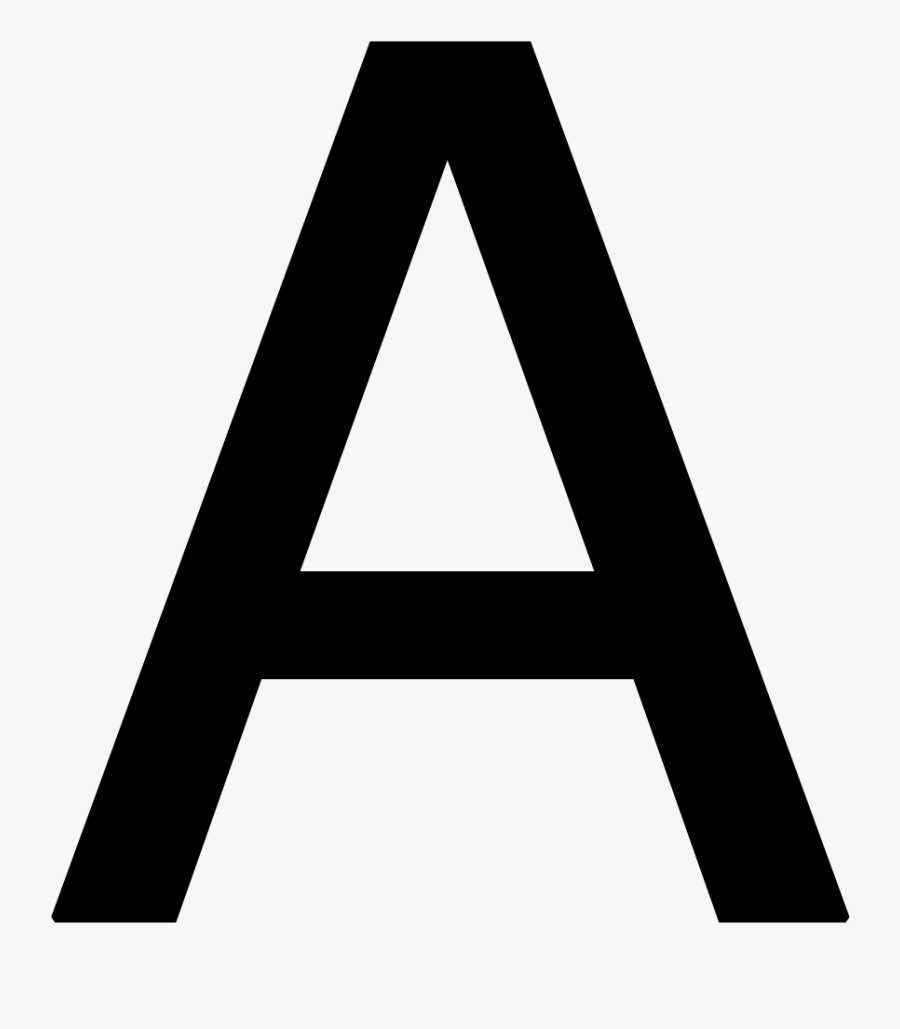 Letter A Transparent Background, Transparent Clipart