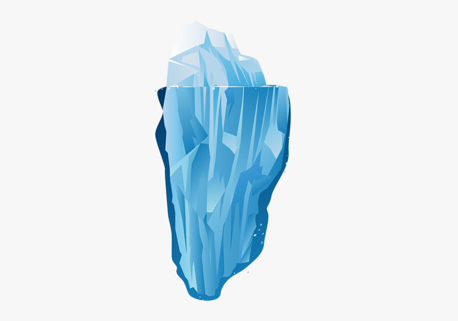 Ice Iceberg Snow Water Rock Ftestickers Freetoedit - Vector Transparent Background Iceberg Png, Transparent Clipart