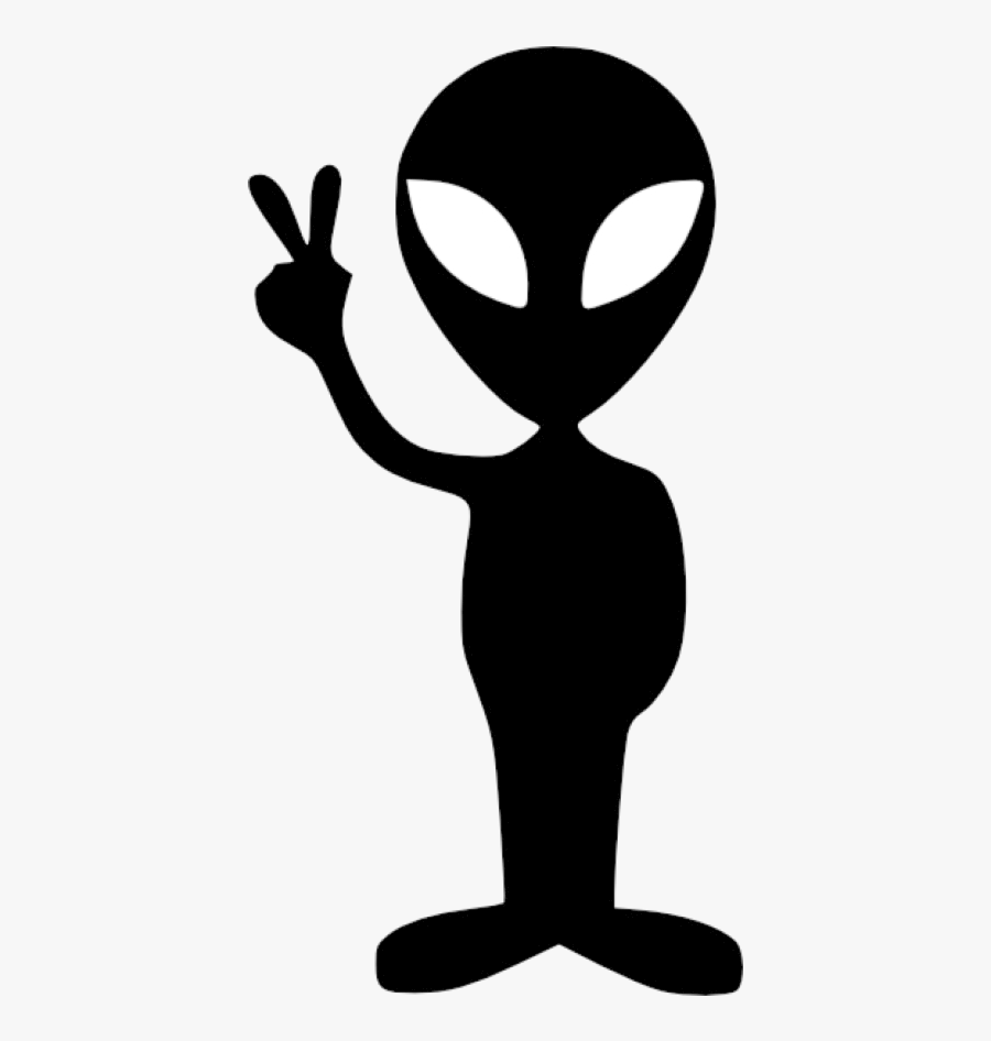 Alien Clipart Black And White Transparent For Free - Alien Clipart Black And White, Transparent Clipart