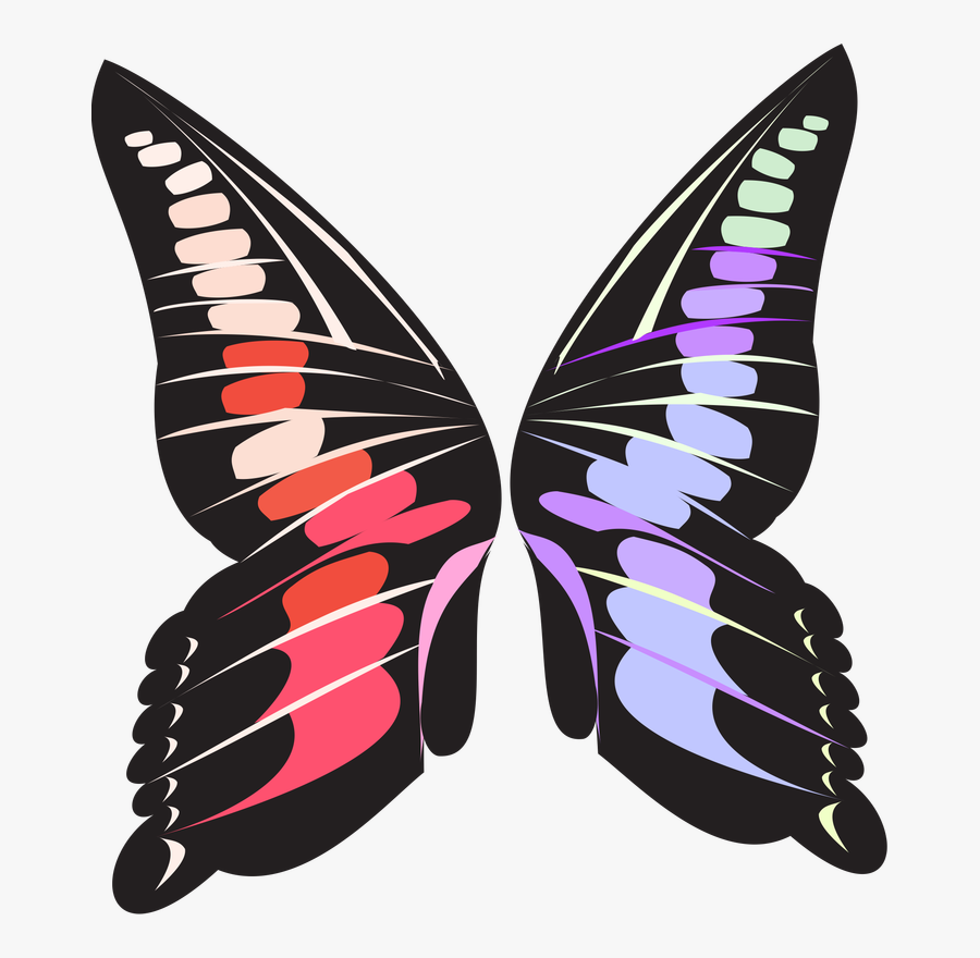 Butterfly Wings Cartoon Png , Free Transparent Clipart - ClipartKey