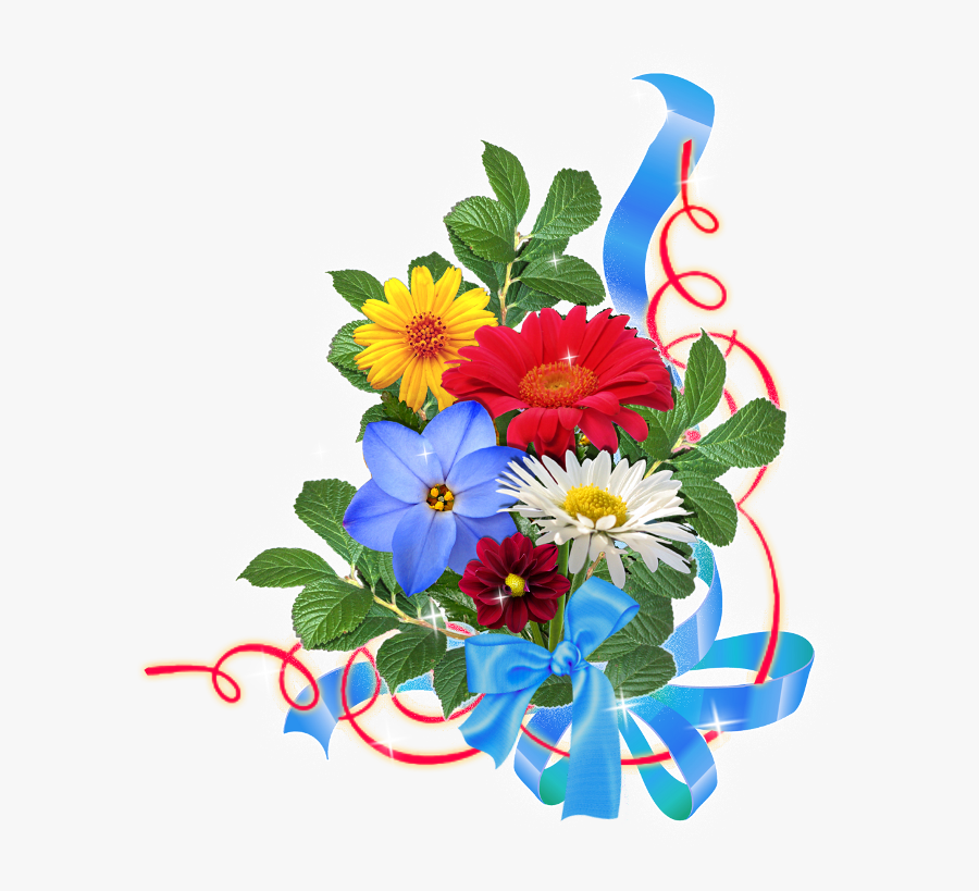 Flowers Frame For Photoshop, Transparent Clipart