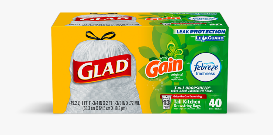 Glad Scented Garbage Bags, Transparent Clipart