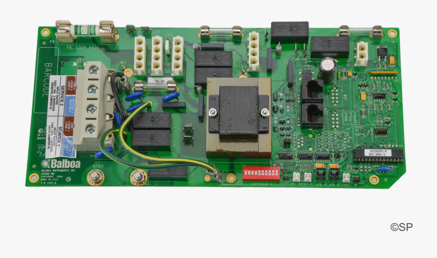 Balboa Gs 502 Pcb - Electrical Connector, Transparent Clipart