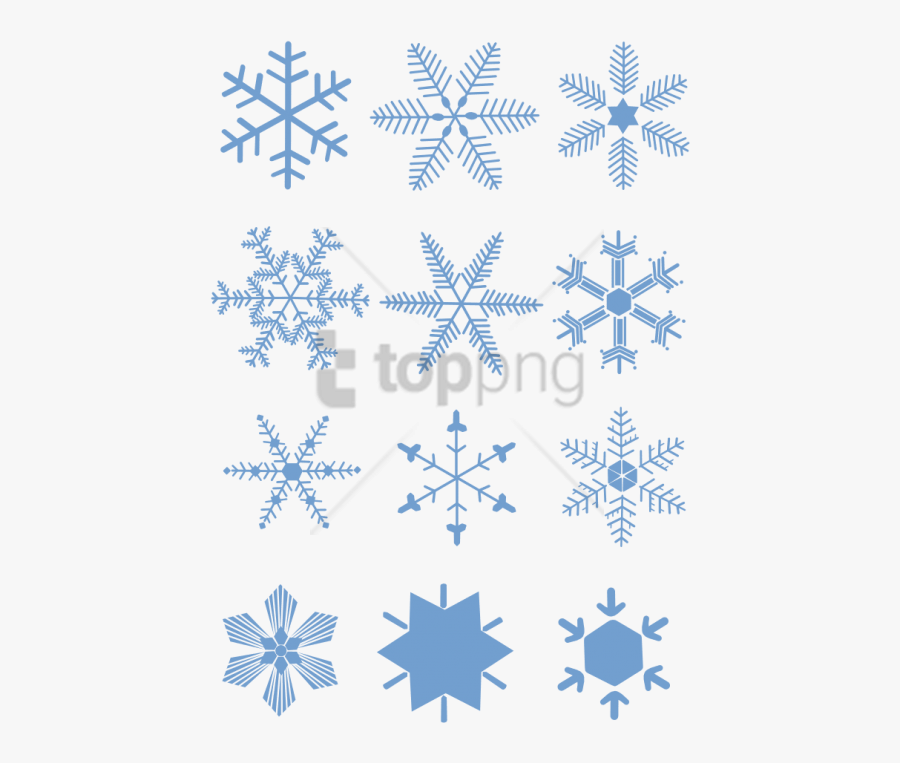 Transparent Snowflake Png Background - Hd Snowflake Transparent Background, Transparent Clipart