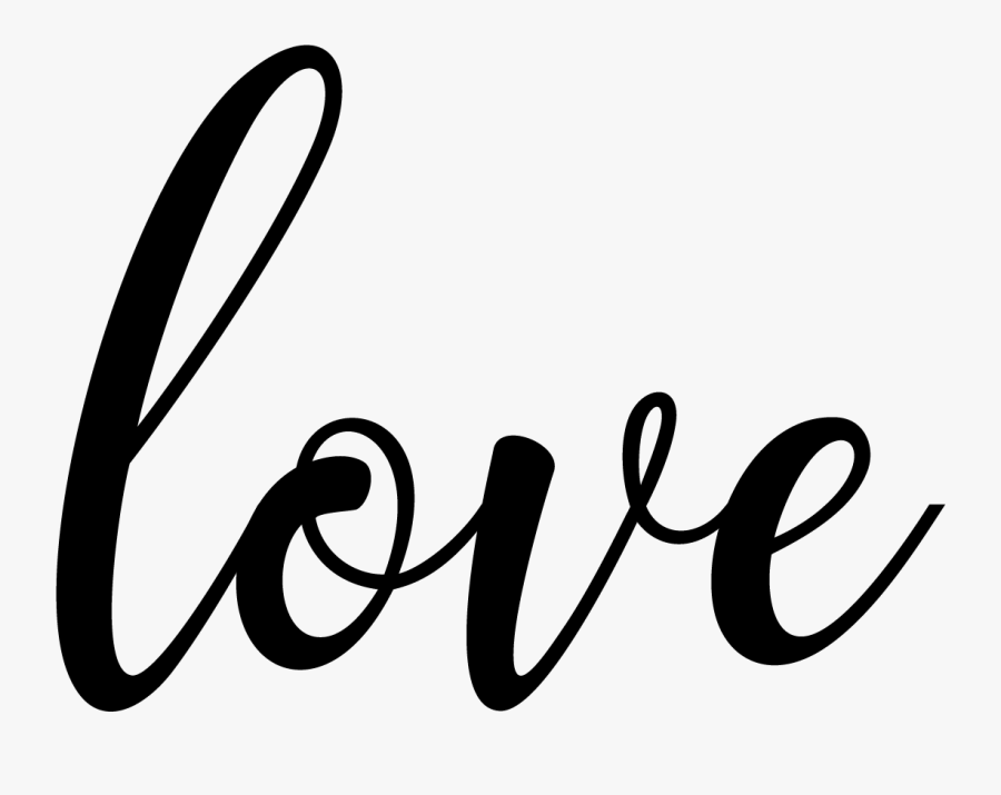 I Used A Fabulous Calligraphy Font And Just Made A - Love Calligraphy Font Png, Transparent Clipart