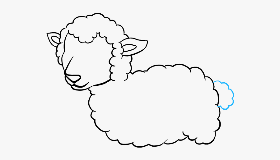 How To Draw Lamb - Draw Lamb, Transparent Clipart