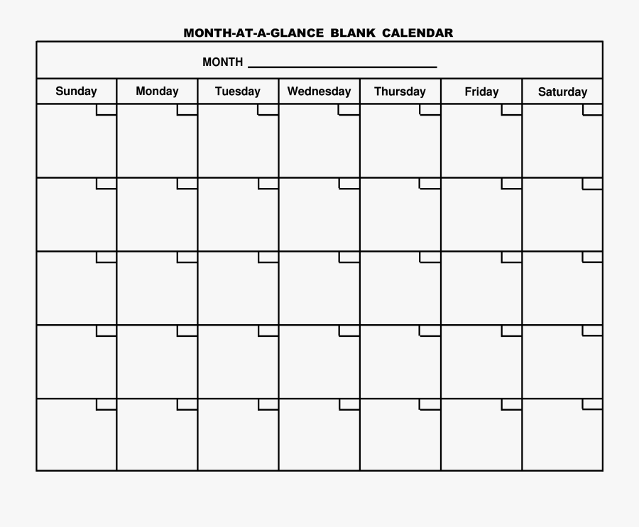 Monthly calendar