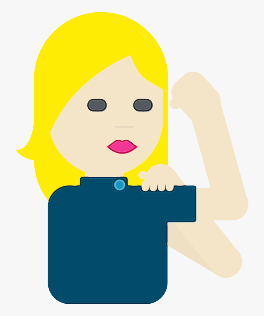 Woman Emoji Gender Girl Clip Art - Gender Equality Cartoon Transparent Png, Transparent Clipart