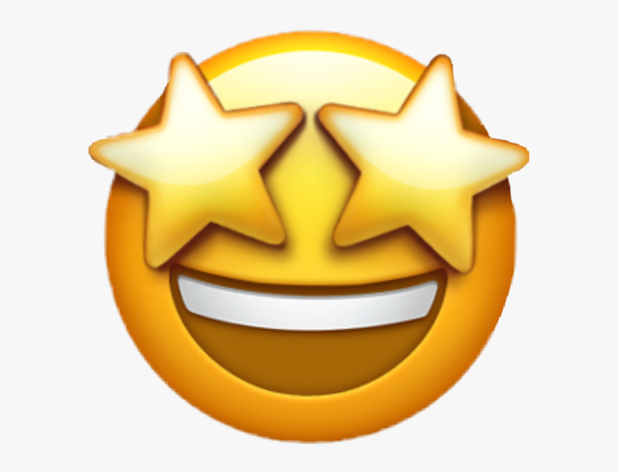 Star Clipart Emoji - Star Face Emoji, Transparent Clipart